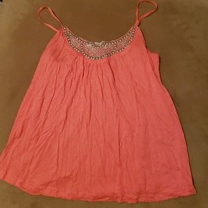 Candie's Wrinkle Embellished Tank